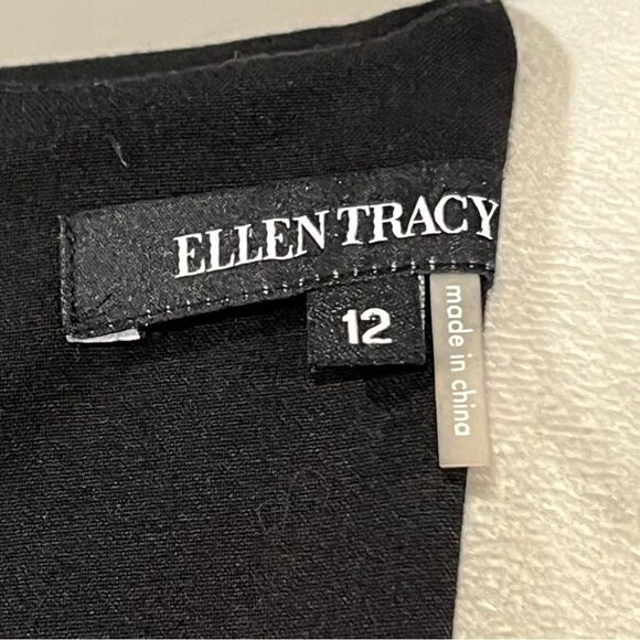 Ellen Tracy Striped Sleeveless knee length Dress size 12 - Picture 9 of 14